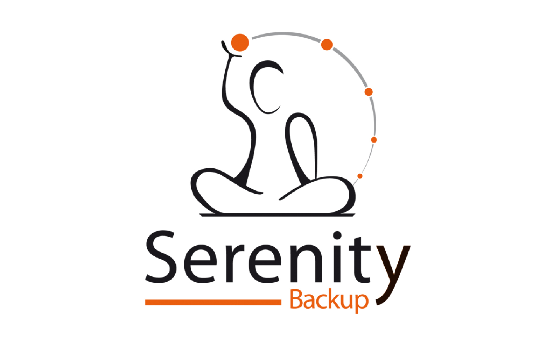 Logo de Serenity Backup sur fond blanc