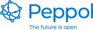 Logo de Peppol en bleu